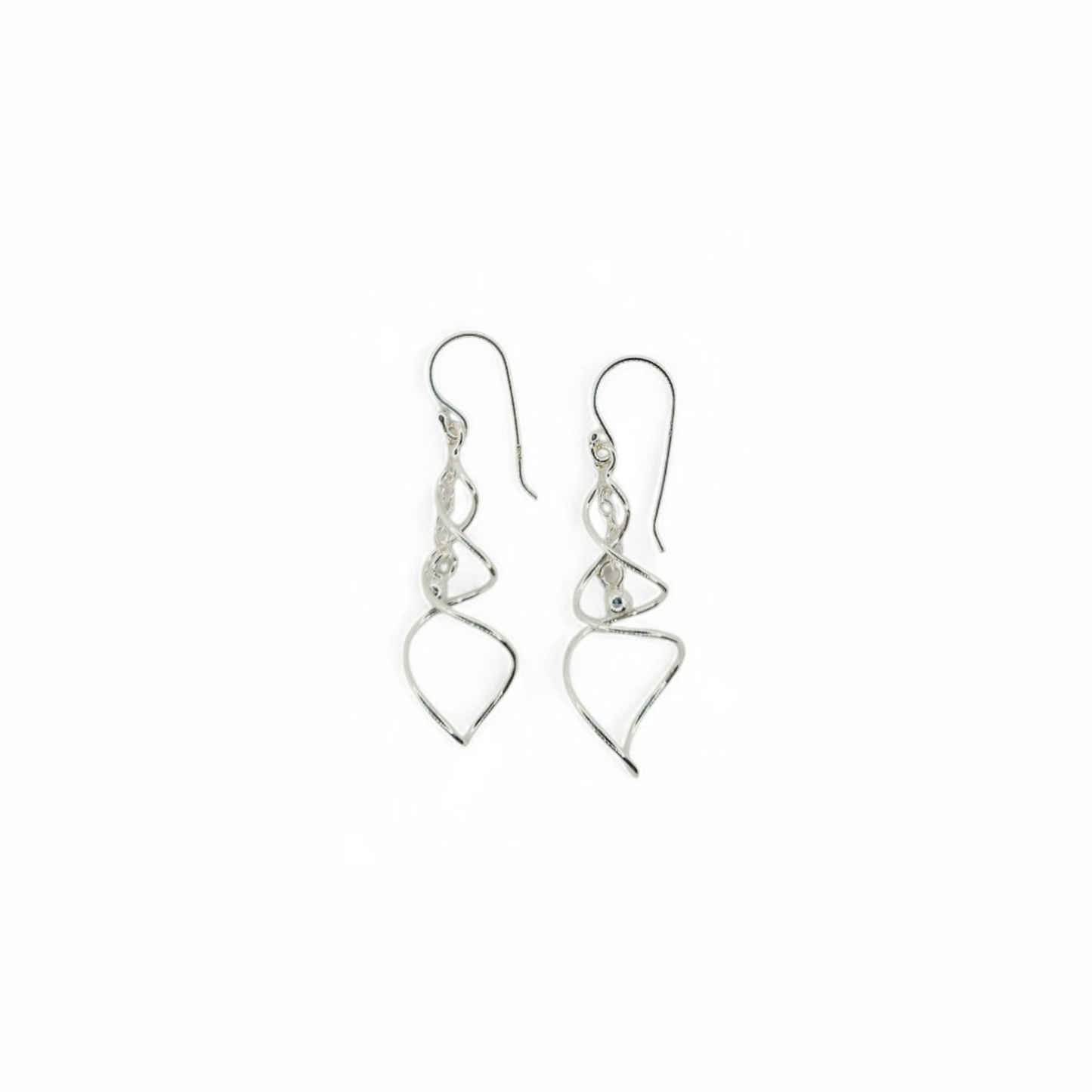 Aros Colgantes de Plata Italiana 925