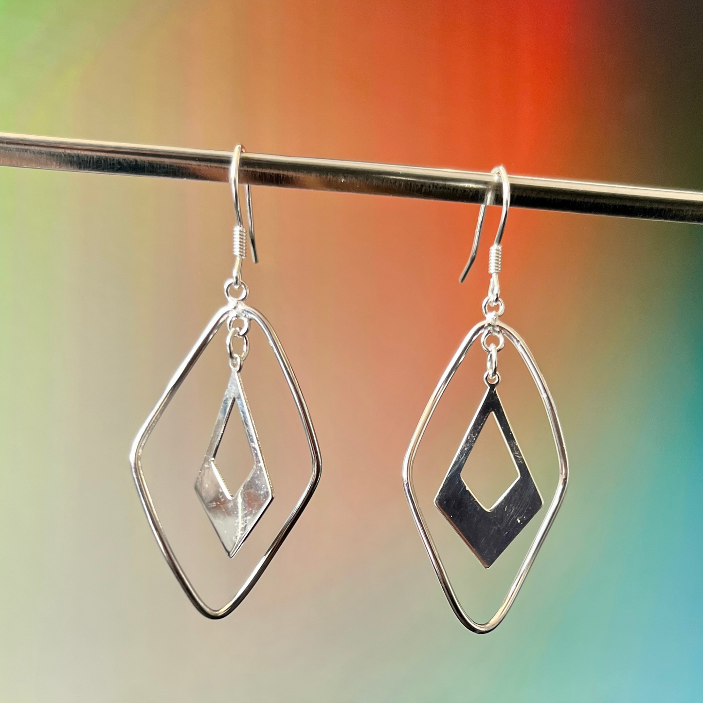 Aros Geométricos Doble Rombo