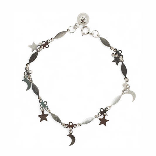 Pulsera Lunas y Estrellas