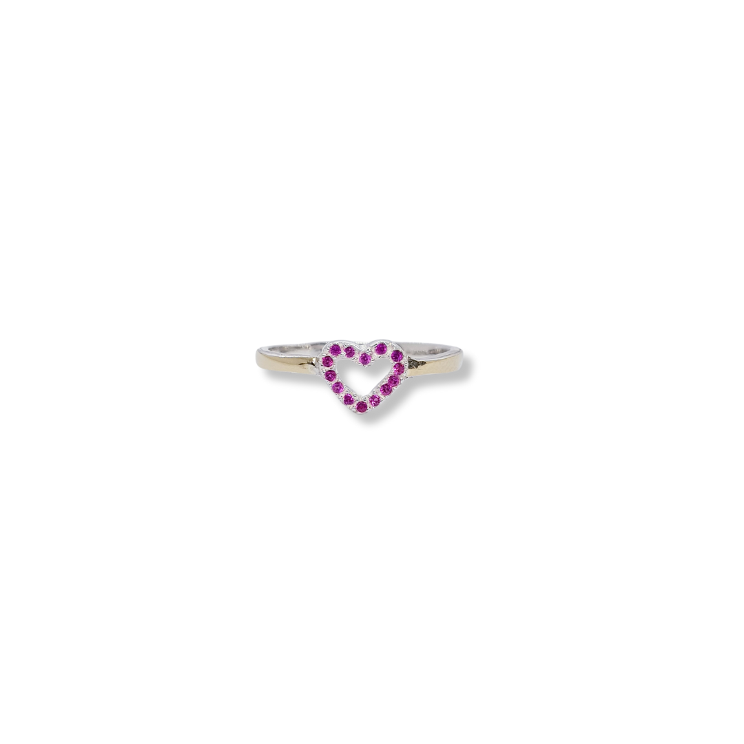 Anillo Solitario Corazón