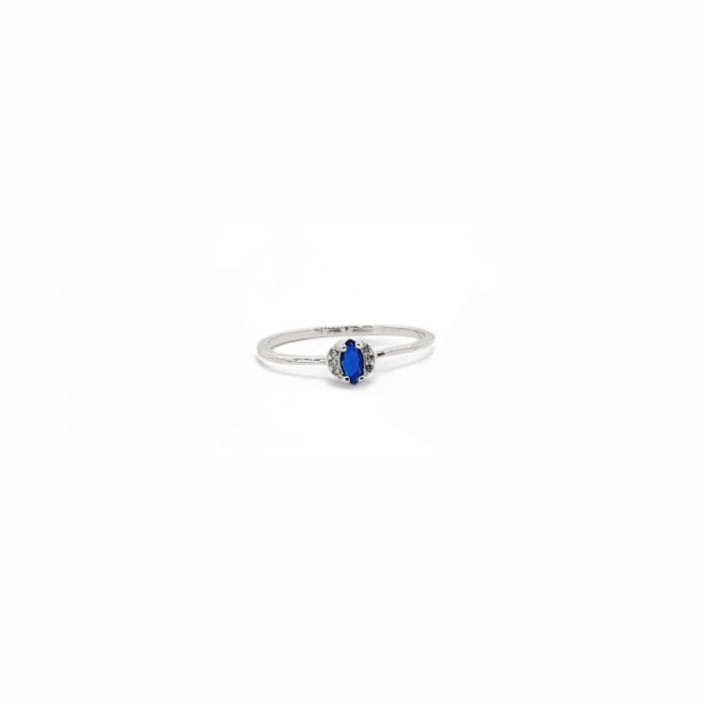 Anillo de Plata Italiana 925 con Circones en Forma de Roseta