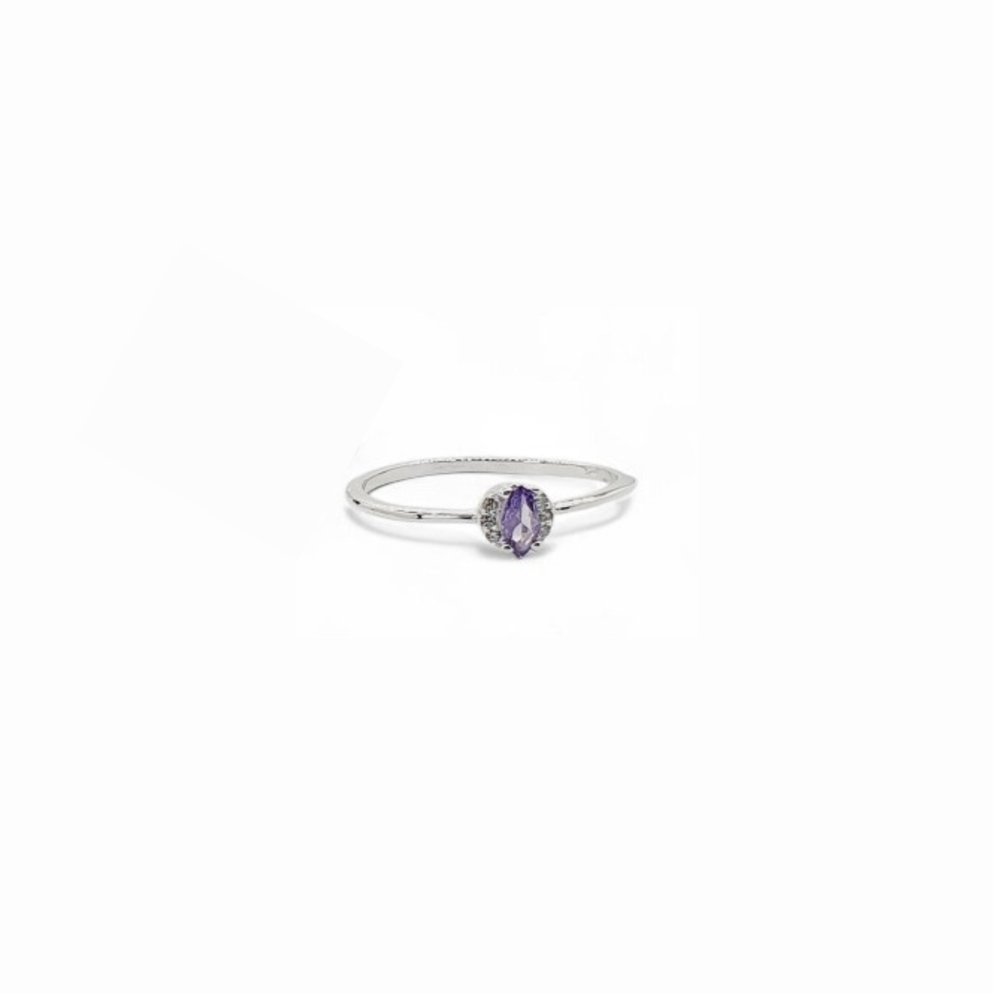 Anillo de Plata Italiana 925 con Circones en Forma de Roseta
