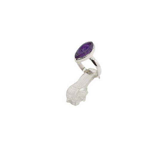 Anillo Piedra Natural Amatista