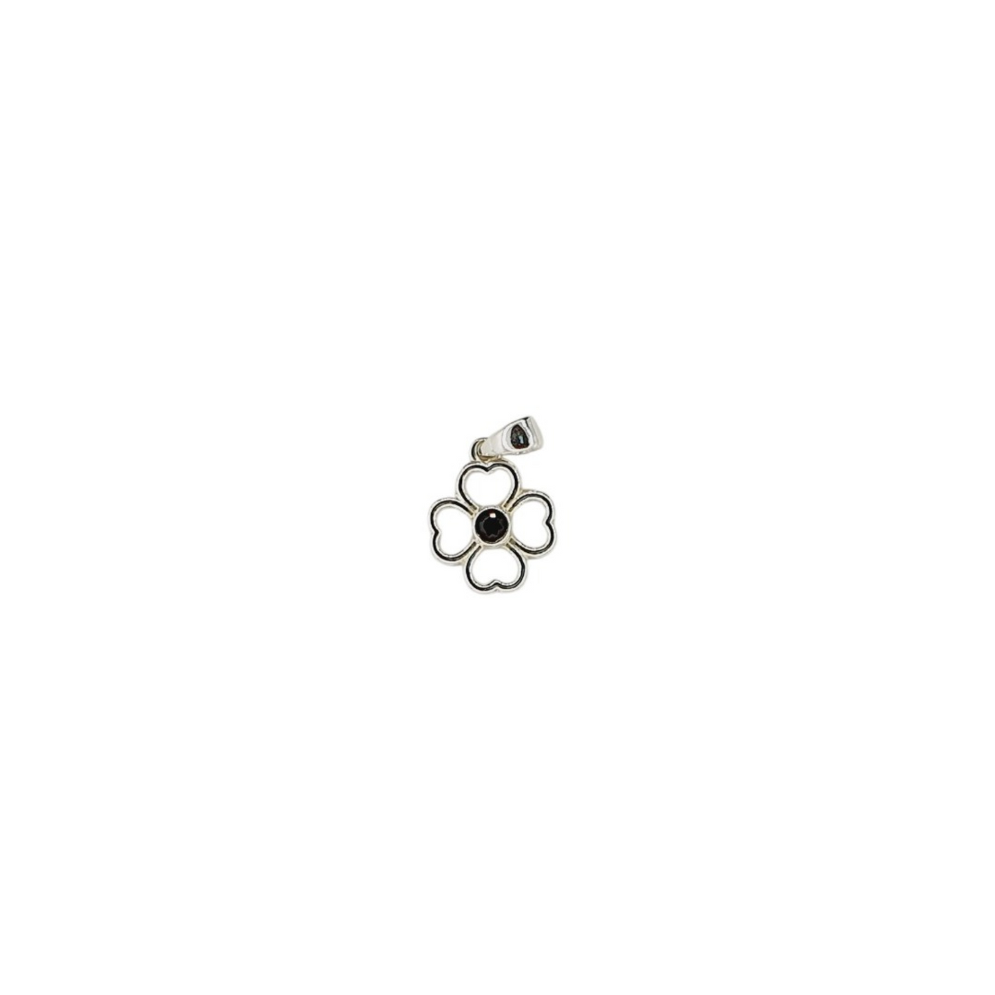 Colgantes Flor con Zirconia de Colores