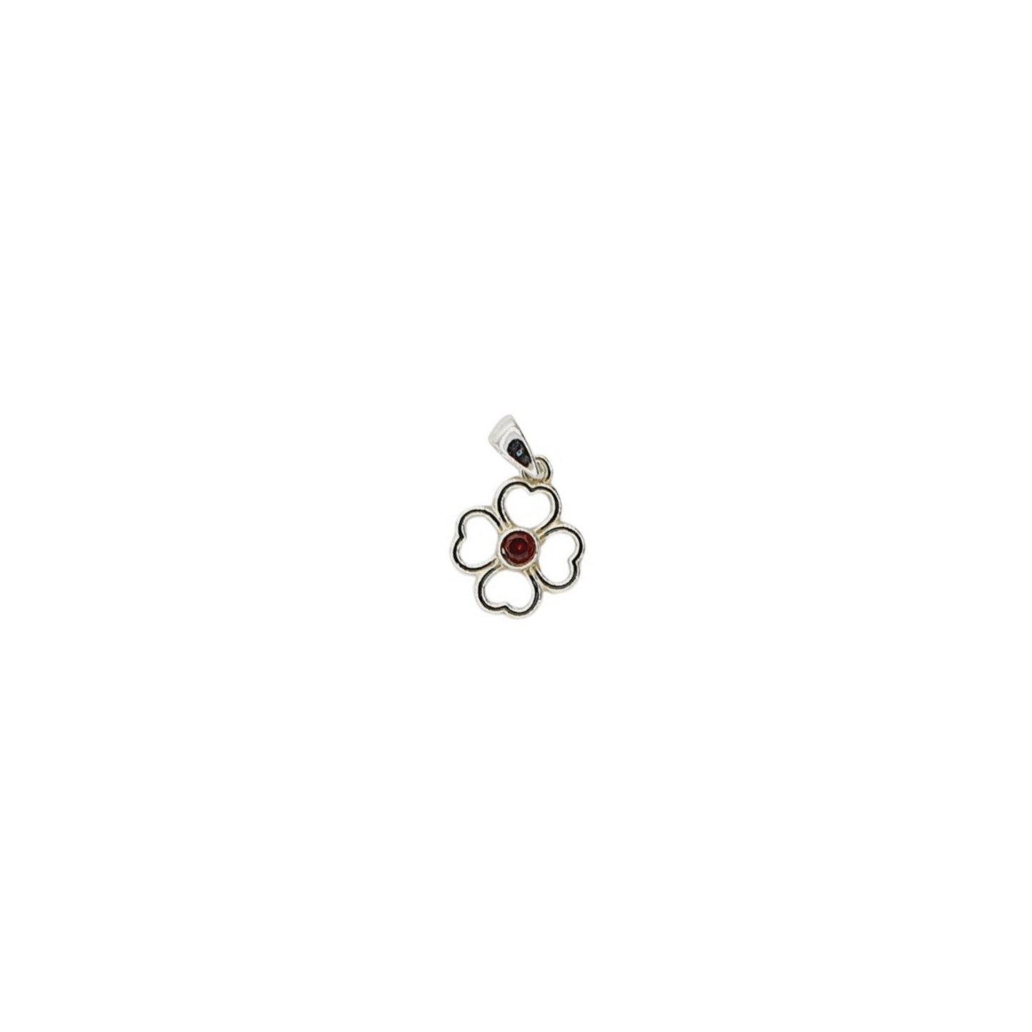 Colgantes Flor con Zirconia de Colores