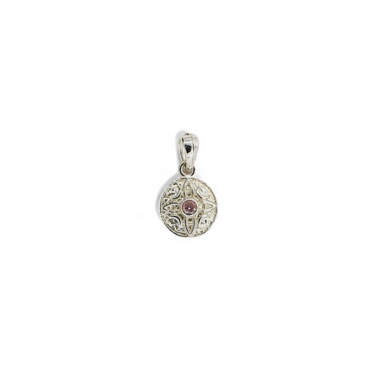 Colgantes Redondos Filigrana con Zirconia