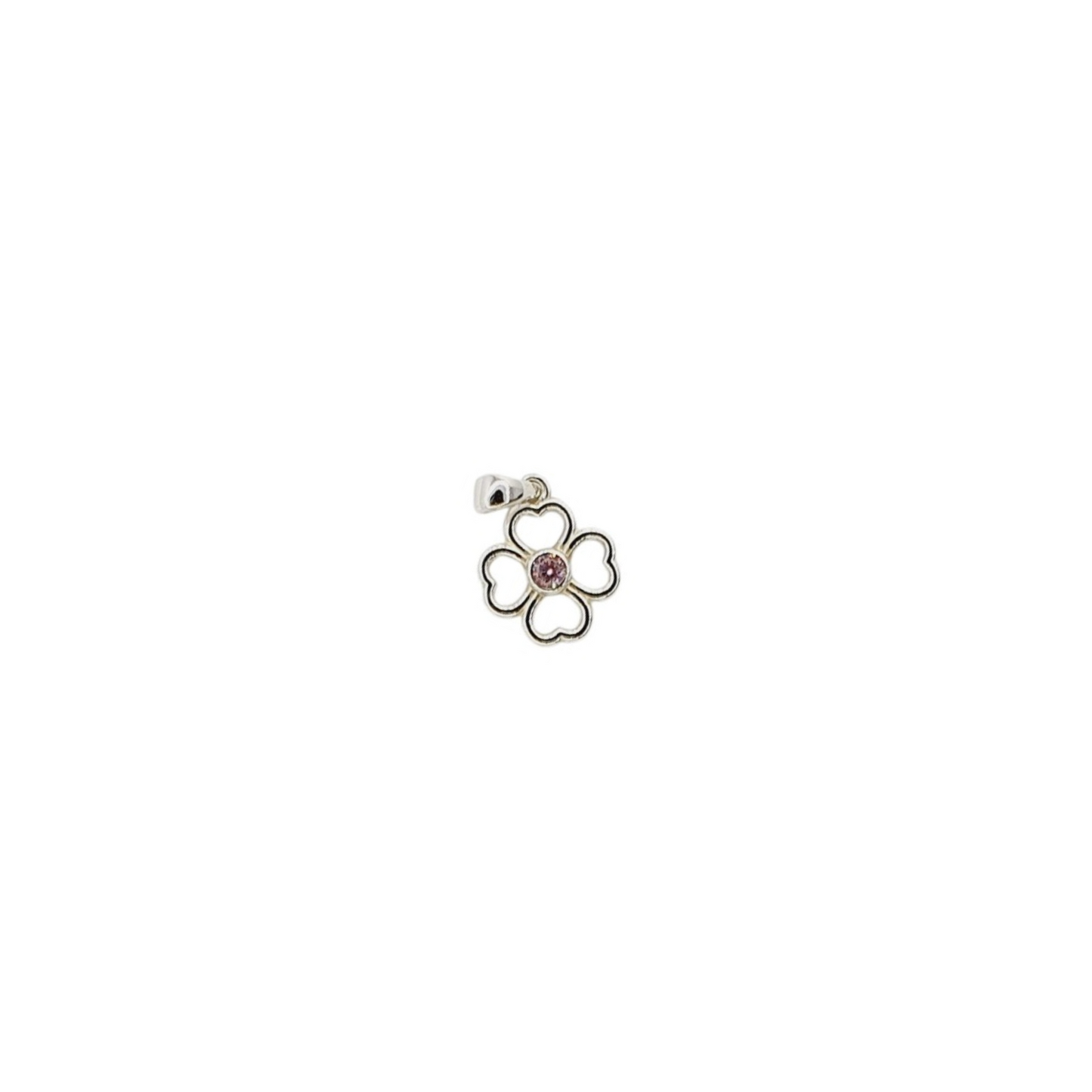 Colgantes Flor con Zirconia de Colores