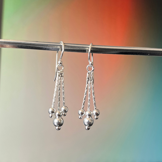 Aros Cadenas con Bolitas