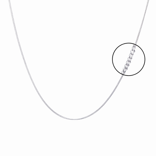 CADENA DE PLATA GRUMET