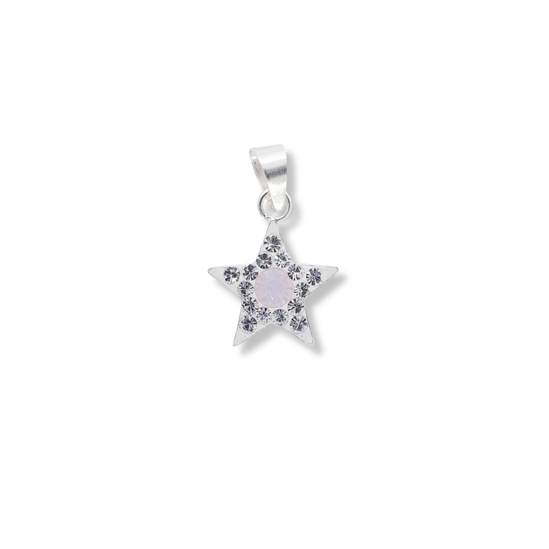 COLGANTES ESTRELLA CON CRISTALES BRILLANTES