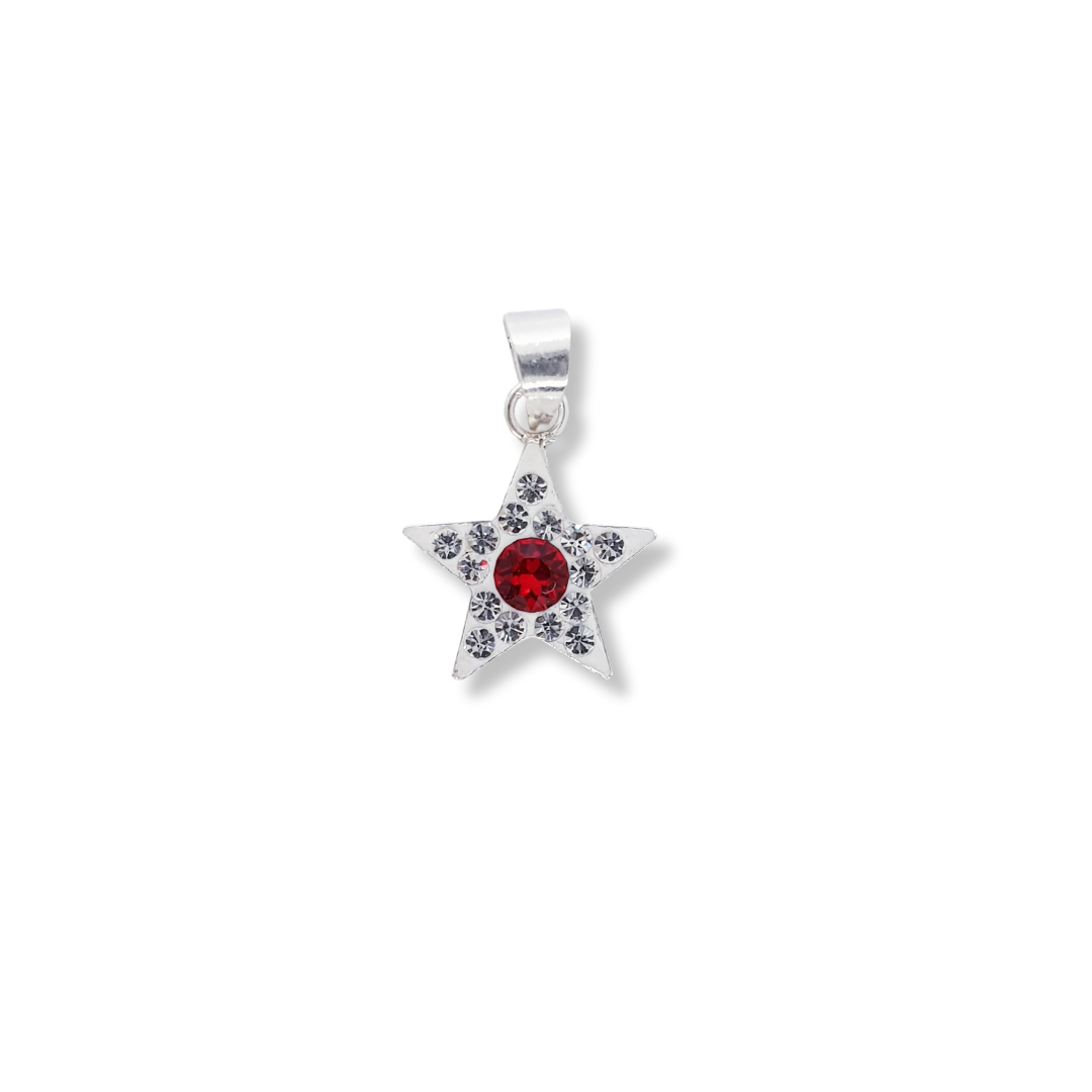 COLGANTES ESTRELLA CON CRISTALES BRILLANTES