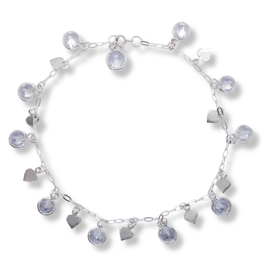 TOBILLERA  AMOR BRILLANTE