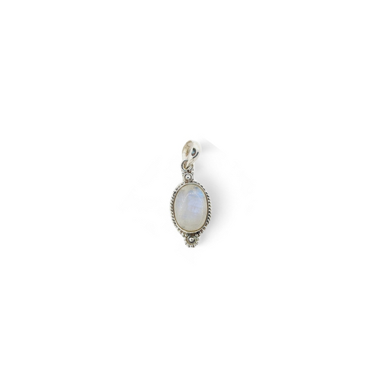 Colgante Ovalada de Piedra Luna