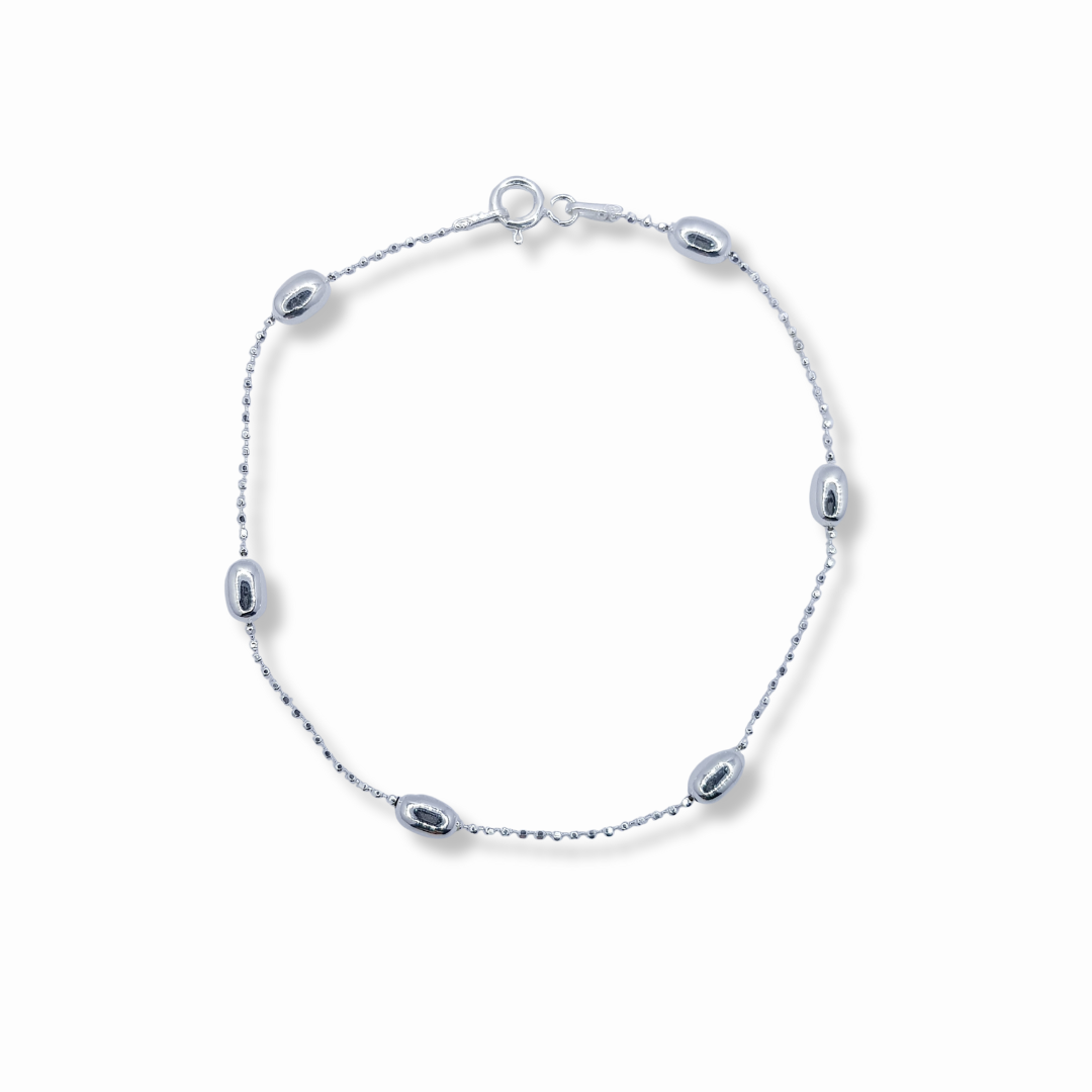 PULSERA ESFERAS OVALADAS