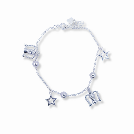 PULSERA ANGEL Y ESTRELLAS
