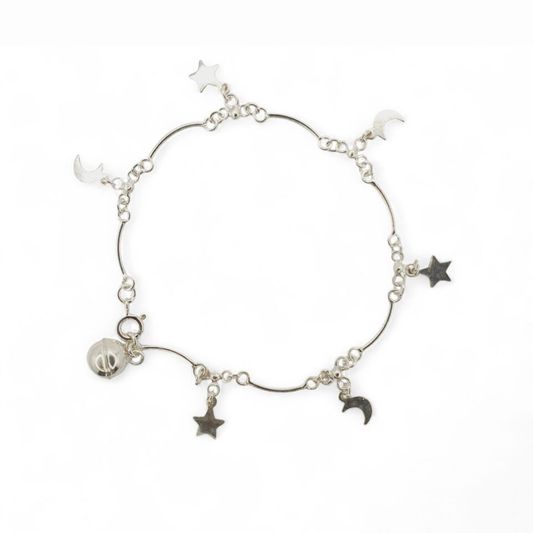 Pulsera Lunas y Estrellas
