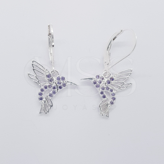 AROS COLGANTES COLIBRI- ELEGANCIA Y COLOR EN CADA VUELO