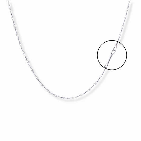CADENA DE PLATA TRENZADA